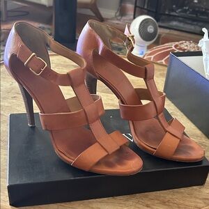 Jcrew leather heels.   10
